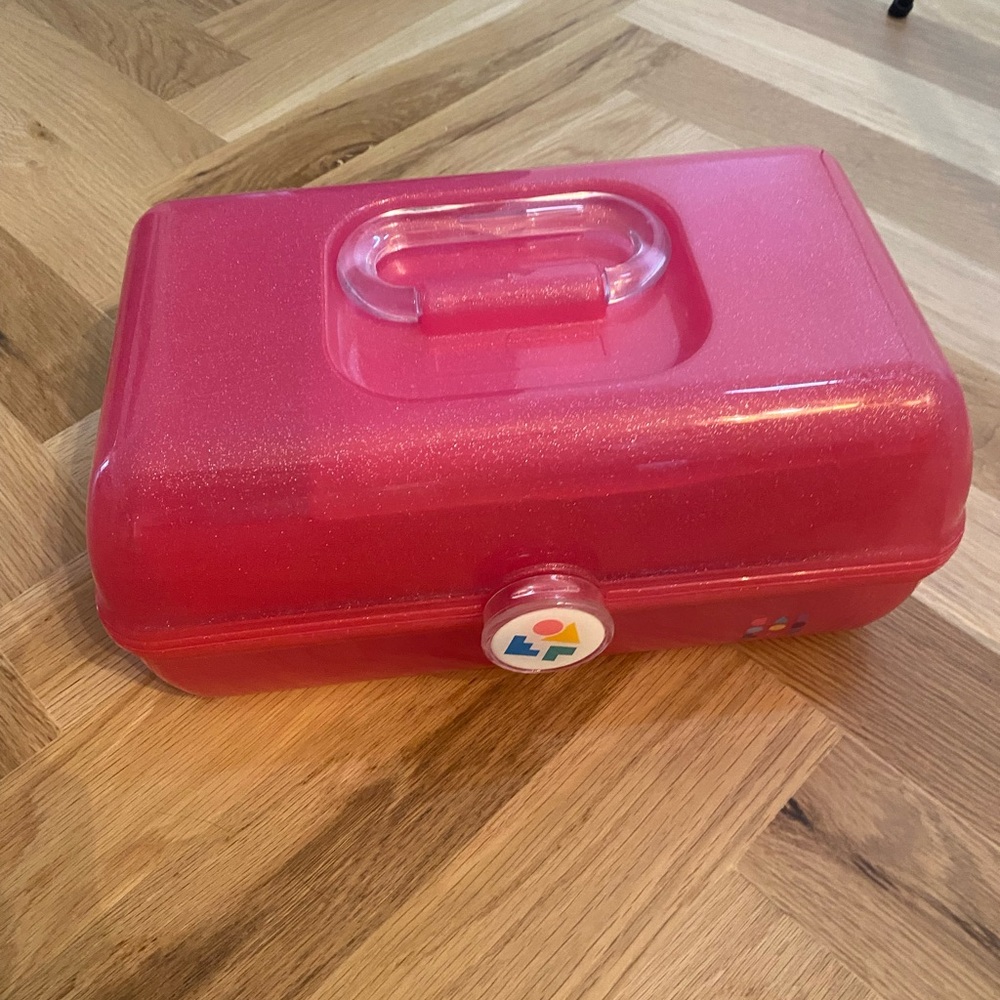 Caboodle Sparkling Pink Organizer Box